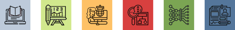 Banner mit IT-Symbolen